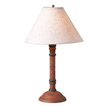 Irvin&#39;s Country Tinware Gatlin Lamp in Hartford Pumpkin with Shade - £152.58 GBP