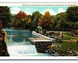 McElhattan Dam Waterworks Lock Haven Pennsylvania PA UNP WB Postcard N24 - $5.89