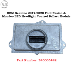 OEM FORD FUSION MONDEO LED BALLAST MODULE 2017-2020 90087685 L90005488 L... - $26.72