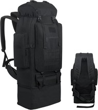 80L 100 Liters Camping Hiking Military Tactical Backpack,Water Resistant Large - $42.43