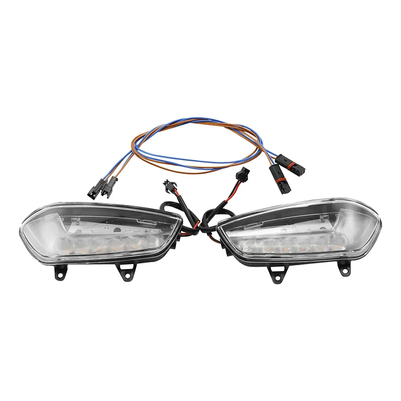 Motorcycle Rearview Mirror LED Light Lamp Turn Signal   S1000RR 2019 2020 2021 A - £265.68 GBP