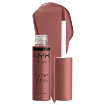 Nyx Professional Makeup Butter Gloss Brown Sugar, Non-Sticky Lip Gloss - Spiked - £7.02 GBP