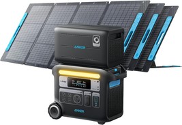 Anker Portable Power Station 4096Wh with Expansion Battery 3200W Solar P... - $7,075.99