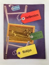 October 15 1949 Northwestern vs Michigan Dyche Stadium Official Program - £34.05 GBP
