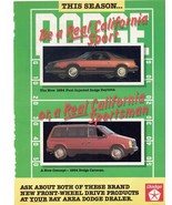 1984 Dodge Caravan Daytona Print Ad Automobile Car Van 8.5&quot; x 11&quot; - €17,24 EUR