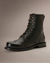 New Handmade Men&#39;s black leather ankle boots, Men&#39;s black leather dress boots - £118.69 GBP