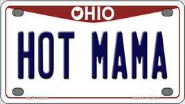 Hot Mama Ohio Novelty Mini Metal License Plate Tag - £11.74 GBP
