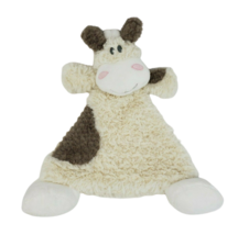 2016 Nat &amp; Jules Baby Creme Cow Security Blanket Stuffed Animal Plush Toy Rattle - £29.61 GBP