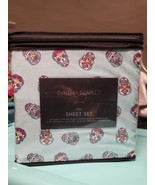 Cynthia Rowley Sugar Skull Skeleton Full Sheet Set 2 Pillowcases Hallowe... - $941.50 MXN