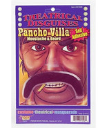 FORUM SELF ADHESIVE THEATRICAL PANCHO VILLA BLACK MOUSTACHE 61508 - $13.73 CAD