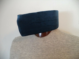 Men&#39;s Grayish Blue Handmade Traditional African Suede Hat. One size. - £19.46 GBP