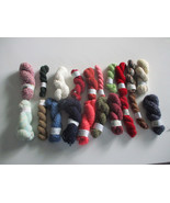 20 SKEINS JAG&#39;S FUNKY FIBERS ASSORTED COLORS COTTON/ACRYLIC YARN NOS - $19.47 CAD