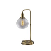 SIMPLEE ADESSO Barnett Globe Table Lamp, Antique Brass - £73.12 GBP