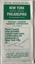 New York-Philadelphia Thru Service Newark Trenton Train Schedule May 1971 - £16.96 GBP