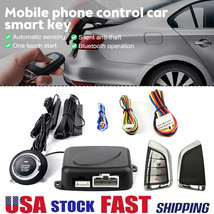 Car Engine Start Button Remote PKE Keyless Entry System For Phone APP Co... - £77.39 GBP