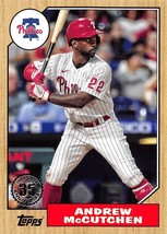 2022 Topps 1987 #T87-24 Andrew McCutchen Philadelphia Phillies ⚾ - £0.66 GBP