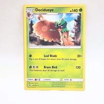Pokemon Decidueye Sun &amp; Moon 11/149 Rare Stage 2 TCG Card - £1.58 GBP