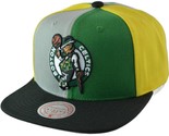 Boston Celtics Mitchell &amp; Ness NBA Pinwheel Basketball Men&#39;s Snapback Ca... - $30.39