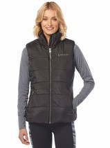 Free Country Linden Cloud Lite Quilted Vest BLACK Women&#39;s Sz S NWT MSRP$80 - $22.52