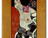 Judith II Painting by Gustav Klimt Original Drawing Reverse Postcard Z8 - $5.89