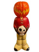 Nightmare Before Christmas Pumpkin King Jack Blow Mold LightUp Decor 36&quot; - $133.87