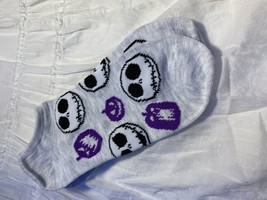 Ladies Socks 1 pr. (new) Holiday NO SHOW- JACK WITH PUMPKINS- NIGHTMARE ... - £4.79 GBP