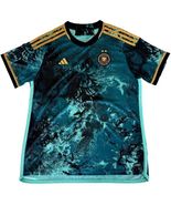Adidas Germany DFB Away Jersey 2022 World Cup Teal Black Gold Men&#39;s XL NWT - $66.99