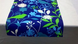 SALE PRICED TO Go  72&quot;  Was 19.00 blue, green, and white fabric Table Ru... - $9.50
