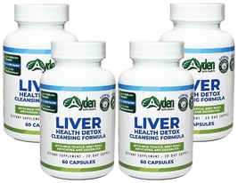 Liver Health Turmeric Root Detox Cleansing Capsules – 4 - £39.29 GBP