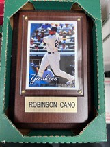 MLB - Robinson Cano NY Yankees Sports Card on Wooden Plaque - $9.85