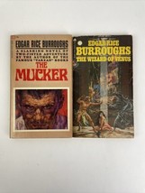 Lot Of 2 Edgar Rice Burroughs Vintage Paperbacks - The Mucker - Wizard of Venus - £14.98 GBP