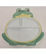 Vintage FROG (VA022) Child’s DIVIDED PLATE ~ Studio Nova~ Japan - $29.69