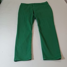 Gap 1969 RN#54023 Women's Green Cotton Blend Legging Jean Size 32/14R (35×27) image 8