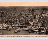 Waterfront Scene Antwerp Belgium 1943 Postcard J16 - $2.92