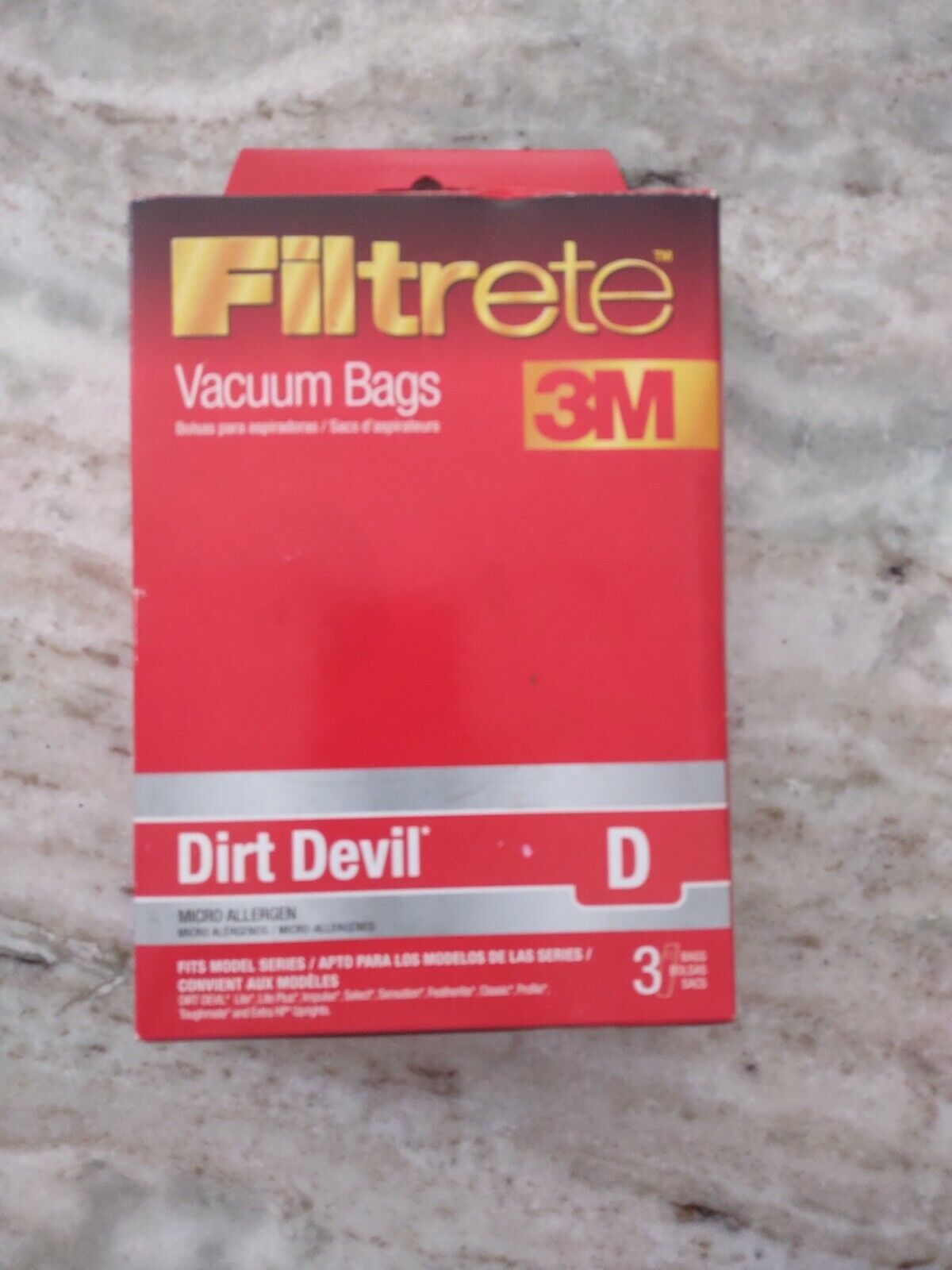 Filtrete Vacuum Bags Dirt Devil D 3 Bags - £9.98 GBP