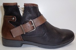 BCBG BCBGeneration Size 6 M ROUGH Black Oak Leather Ankle Boots New Womens Shoes - £102.06 GBP