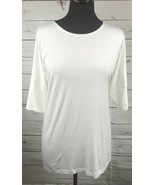 Karen Kane Plus Side Slit Tunic Blouse Shirt Top White Size M NEW NWT Wo... - $333.75 MXN