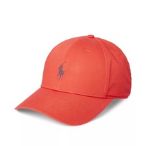 Polo Ralph Lauren Men's Twill Baseball Cap Adjustable Strap Six Panel Hat Red - £27.62 GBP