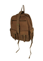 Giromy Samoni Genuine Leather Buckle-Over Backpack with Laptop Storage - £80.52 GBP