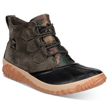 Sorel Women Ankle Duck Boots Out N About Plus Size US 6.5M Alpine Tundra Suede - £63.54 GBP