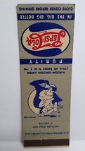 Pepsi Cola Matchbook Cover Walt Disney 1940&#39;s No 3 Monkey Ape Field Artillery - £10.83 GBP