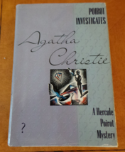 Poirot Investigates: A Hercule Poirot Mystery HCwDJ by Agatha Christie BOMC 1989 - £23.59 GBP