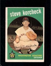 1959 Topps #284 Steve Korcheck Fair Senators *X106539 - £0.98 GBP