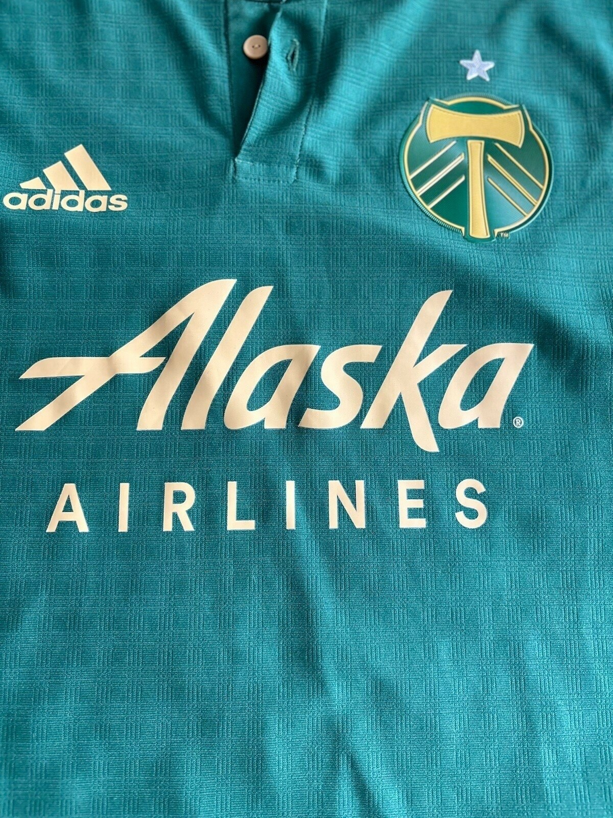 NWT men medium Adidas adizero Climacool Portland Timbers Home Jersey Long Sleeve Item image 7