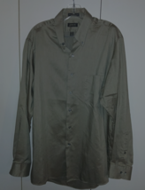 ARROW PIQUE MEN&#39;S LS COTTON/POLYESTER BROWN SPECKED DRESS SHIRT-17-34/35... - $15.99