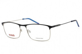 HUGO HG 1182 0KU0 00 Blue Ruthenium 58mm Eyeglasses New Authentic - £34.77 GBP