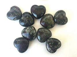 One Eudialyte Heart 30mm Russia Reiki Healing Crystal Hearts Desire Destiny - £11.72 GBP
