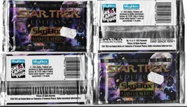 Star Trek Master Series Trading Cards 1993 Skybox 4 UNOPENED PACKS 6 Cards/Pack - £3.89 GBP