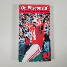 Badgers VHS Tape On Wisconsin History of UW Football  NCAA College Sports 1993 - £11.17 GBP