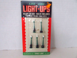 Life Like Light Ups 5 Street Lights No. S208K New HO Scale  Lot-E - $12.82